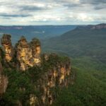 blue mountains national park in summer