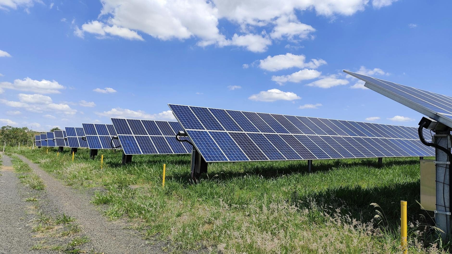solar panel array in uberlandia brazil