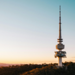 Telstra Tower on the Summit of Black Mountain, Canberra, Australia